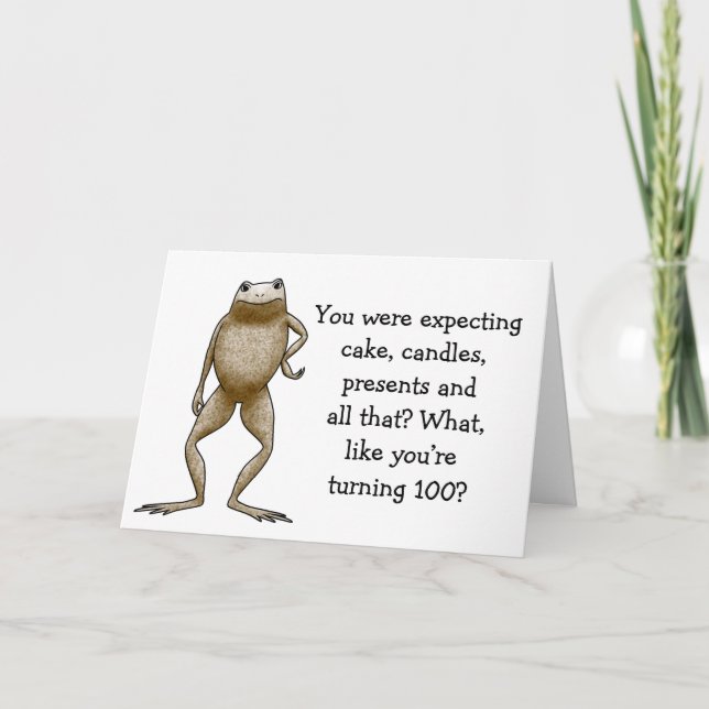 Obadiah Toad Birthday Card-mall Kort (Framsida)