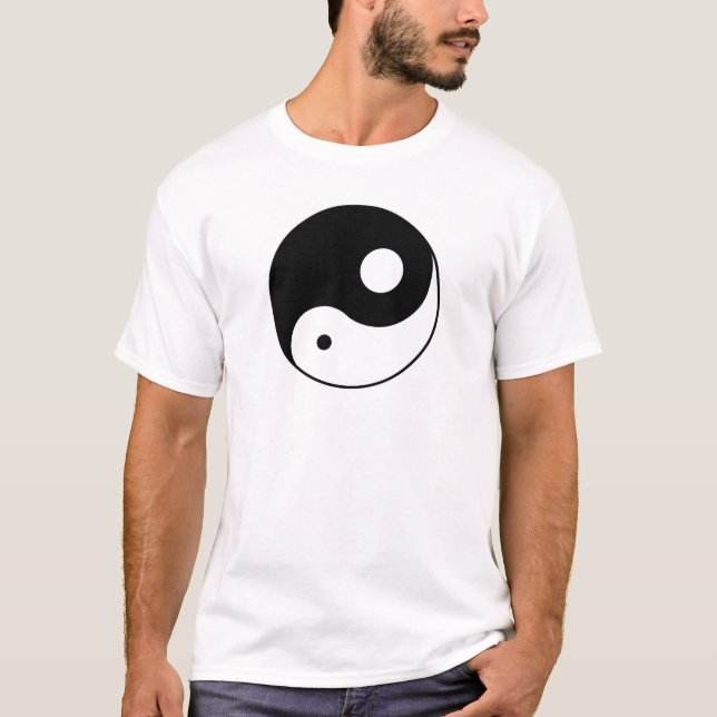 Obalanserade Yin Yang T Shirt (Framsida)