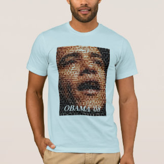 Obama 08 afrikansk amerikanMontage T Shirt