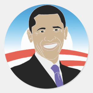 Obama '08 klistermärke