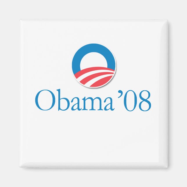 Obama "08 magnet (Framsidan)