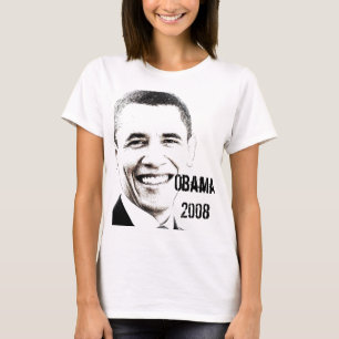Obama '08 med websiten tee shirt