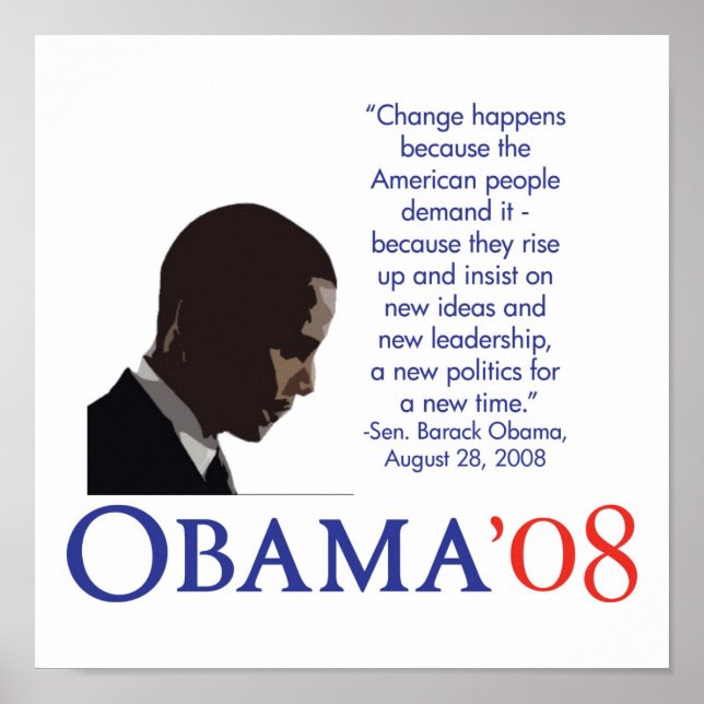 Obama 08 Poster (Framsidan)