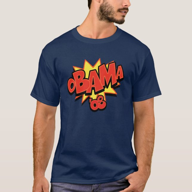 oBAMa-08 T-shirt (Framsida)