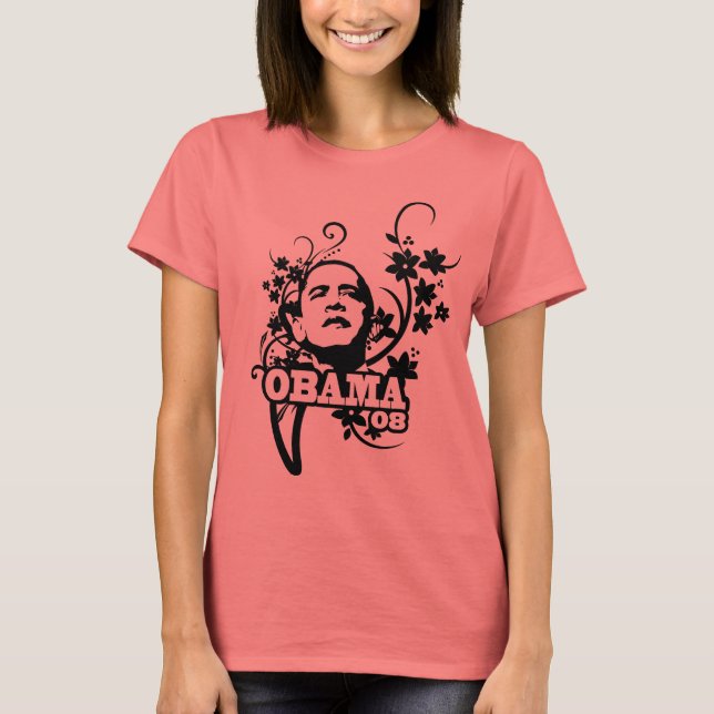 Obama "08 tee shirt (Framsida)