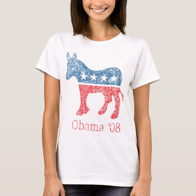 Obama "08 tee shirt (Framsida)