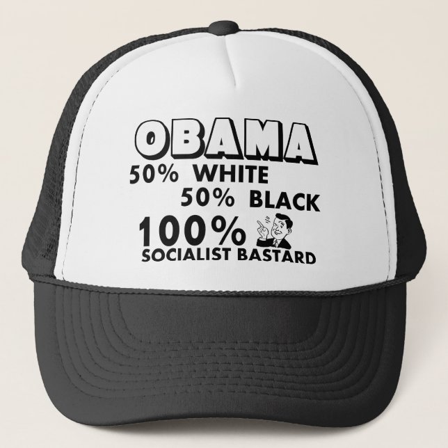 Obama: 100% socialistiska oäkting! keps (Framsida)
