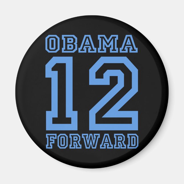 Obama 12 framåt magnet (Framsidan)