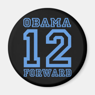 Obama 12 framåtriktat magnet