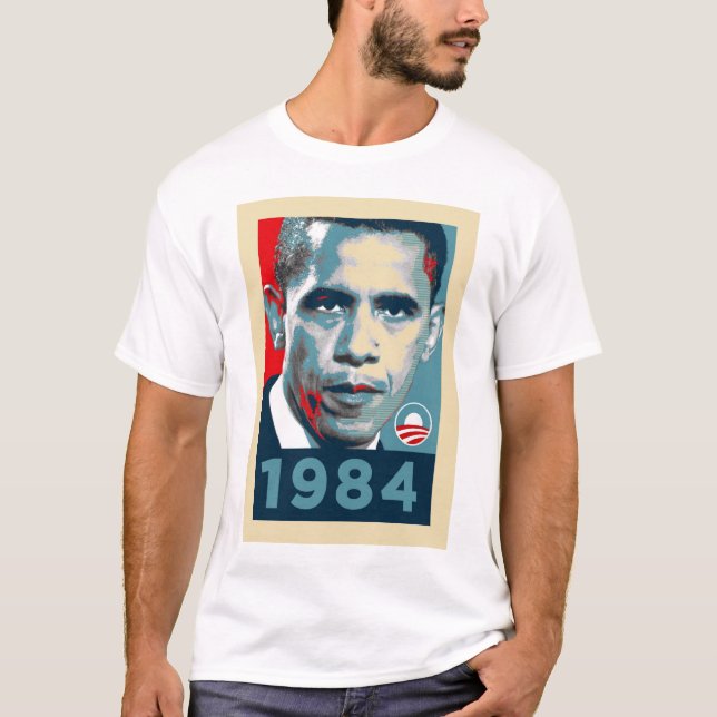 Obama 1984 tee shirt (Framsida)