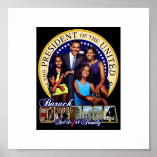 Obama 1st familj poster