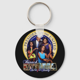 OBAMA-1ST FAMILY Keychain Nyckelring