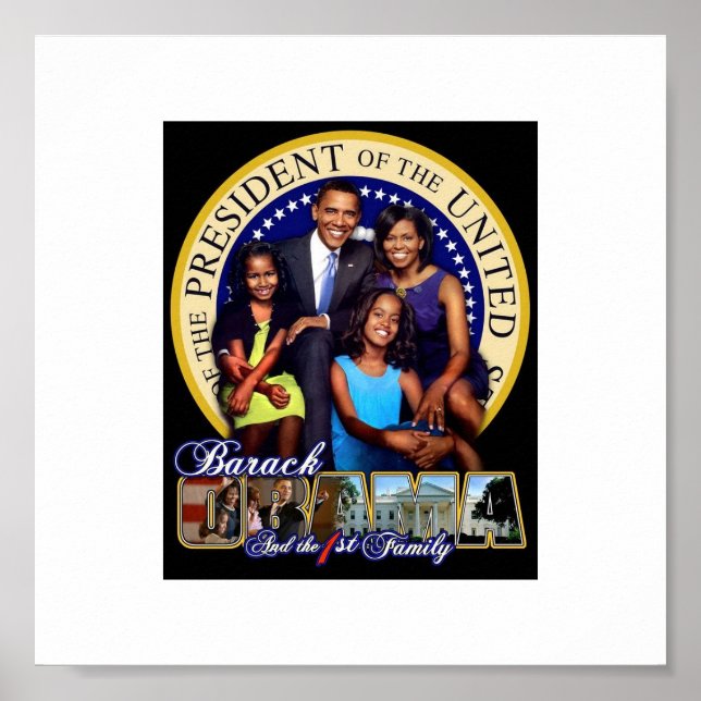 Obama 1st Family Poster (Framsidan)