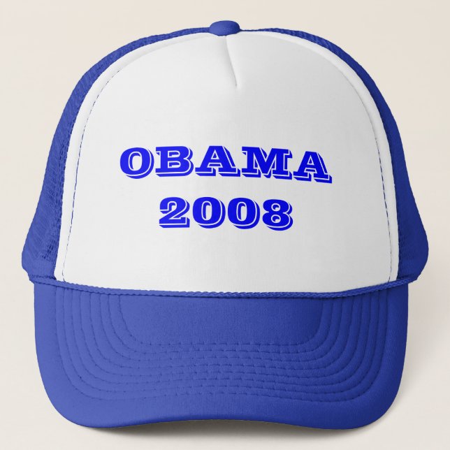 OBAMA 2008 DEMOKRATISKA PRESIDENTS- HATT KEPS (Framsida)