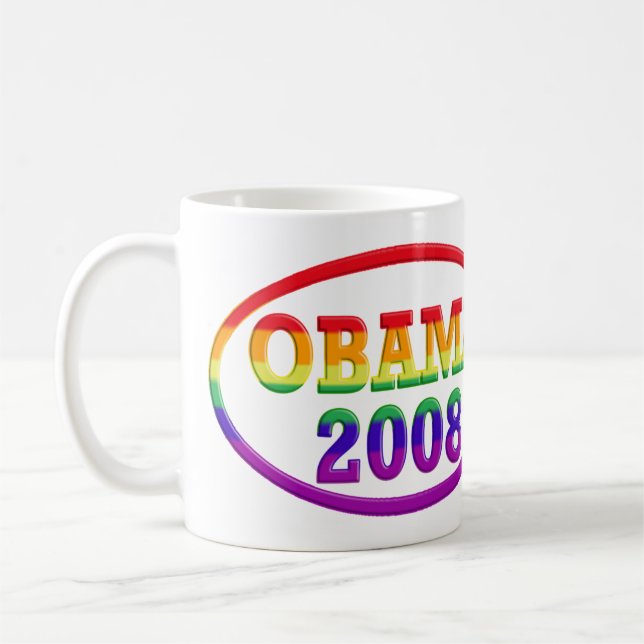 Obama 2008 kaffemugg (Vänster)