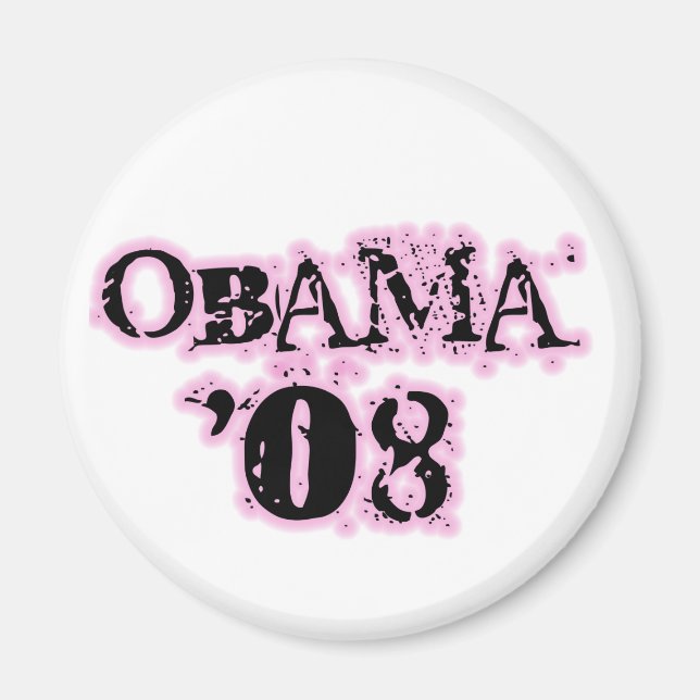 OBAMA 2008 Magnet (Framsidan)
