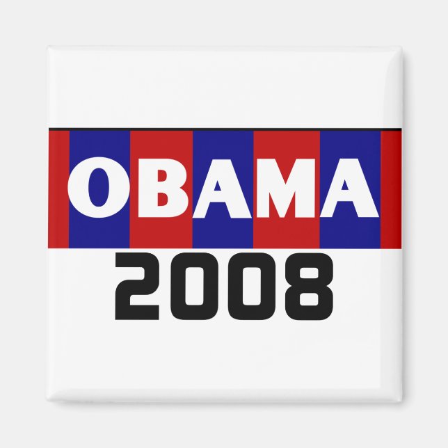 OBAMA 2008 Magnet (Framsidan)