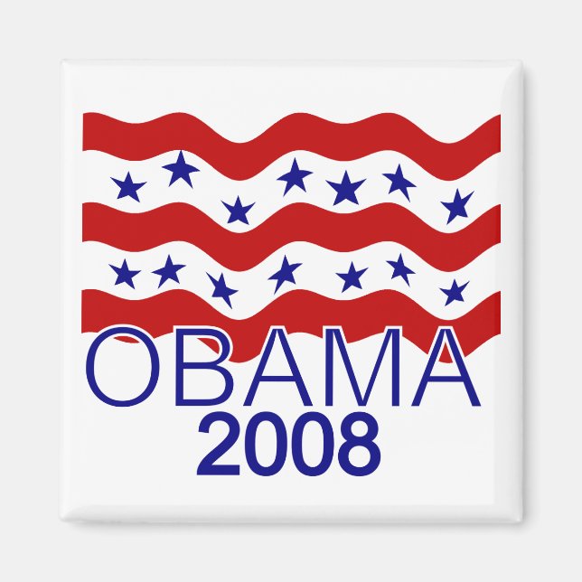 OBAMA 2008 Magnet (Framsidan)