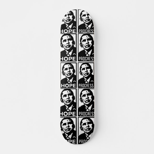Obama 2008 skateboard bräda 19,5 cm (Framsida)
