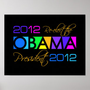OBAMA 2012 affisch