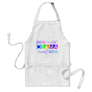 OBAMA 2012 apron - välj stil & färg Förkläde