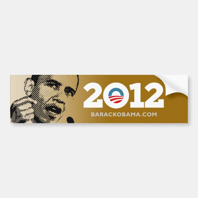 Obama 2012 bildekal (Framsidan)