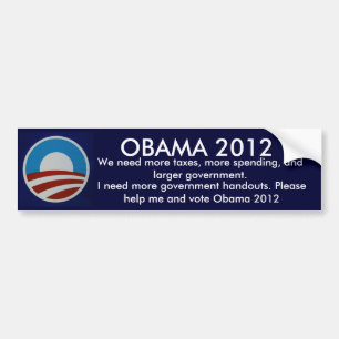 Obama 2012 bildekal