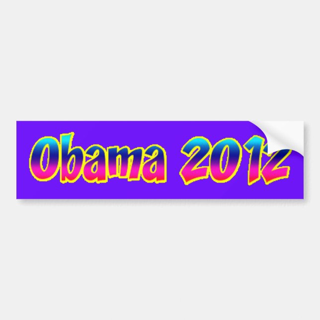 Obama 2012 bildekal (Framsidan)