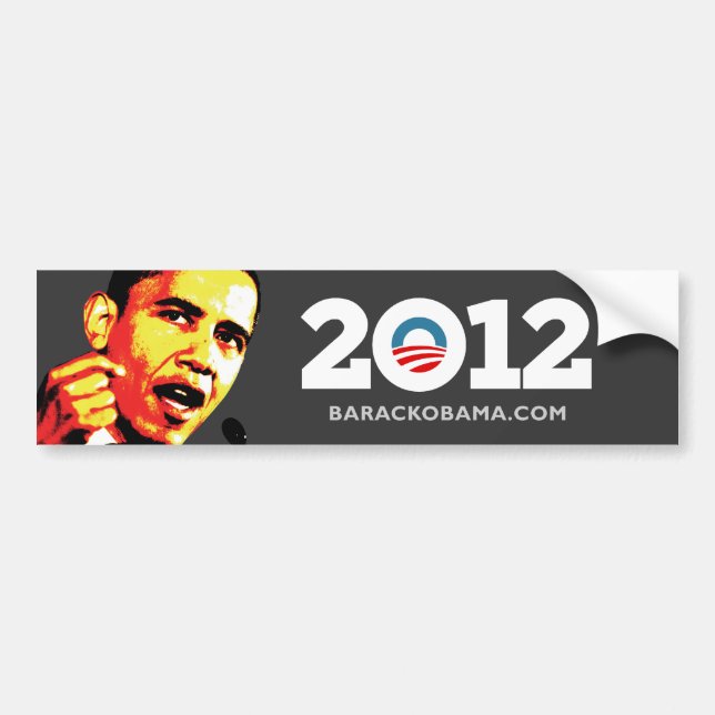 Obama 2012 bildekal (Framsidan)