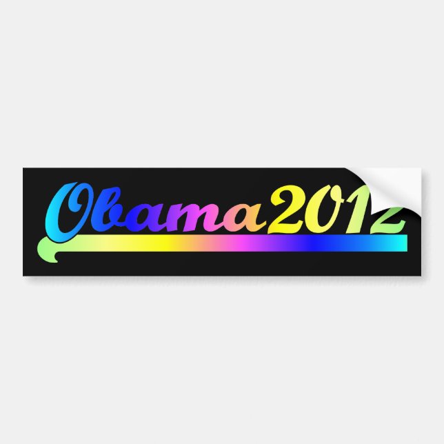 Obama 2012 bildekal (Framsidan)