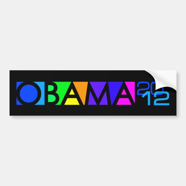 OBAMA 2012-bildekalen Bildekal (Framsidan)