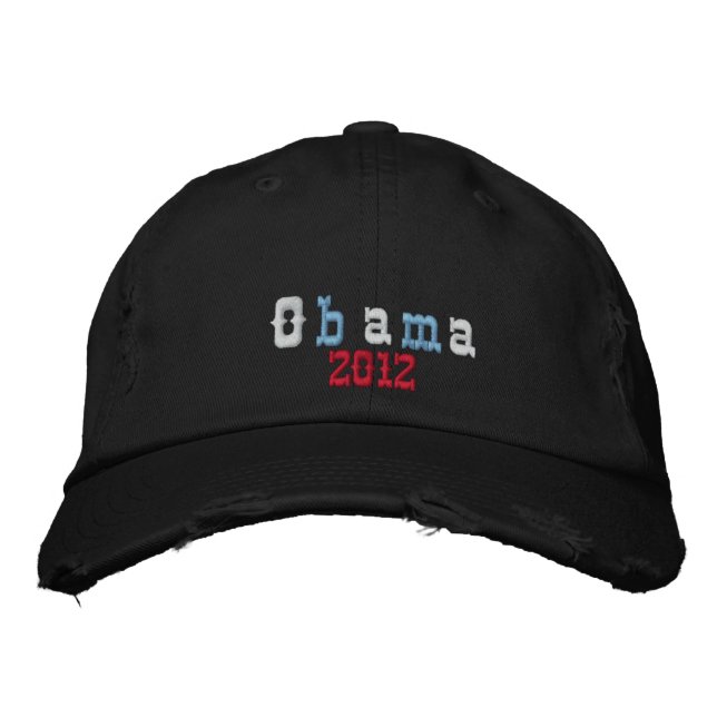 Obama 2012 broderad keps (Framsida)