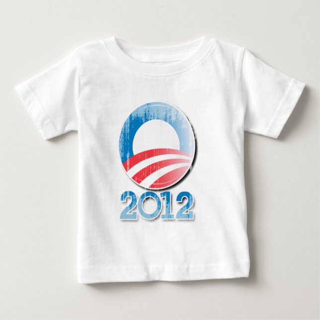 OBAMA-2012-BUTTON Vintage.png Tröja (Framsida)