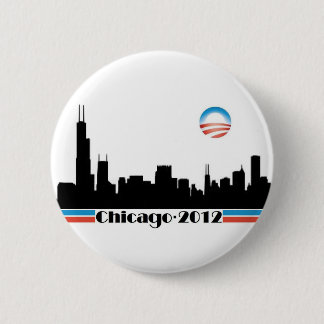 Obama 2012 - Chicago horisont Knapp