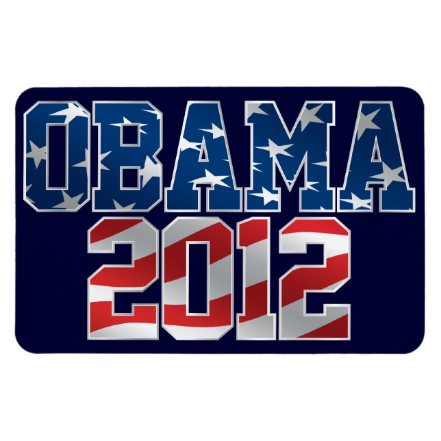 Obama 2012 Flexi Magnet (Horisontell)