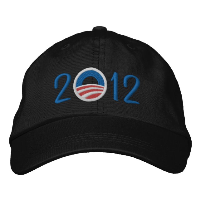 Obama 2012 Hat Broderad Keps (Framsida)