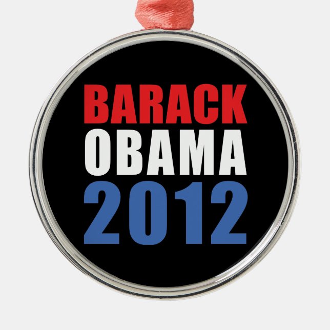 Obama 2012 julgransprydnad metall (Framsidan)