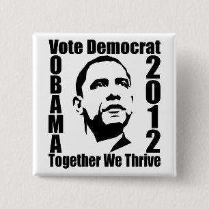 OBAMA 2012 knäppas Knapp