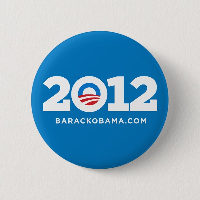 Obama 2012 knäppas knapp (Framsida)