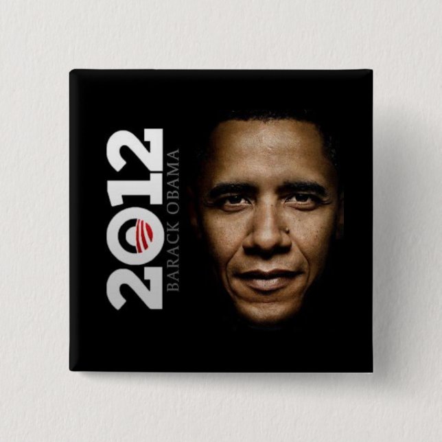Obama 2012 knäppas knapp (Framsida)