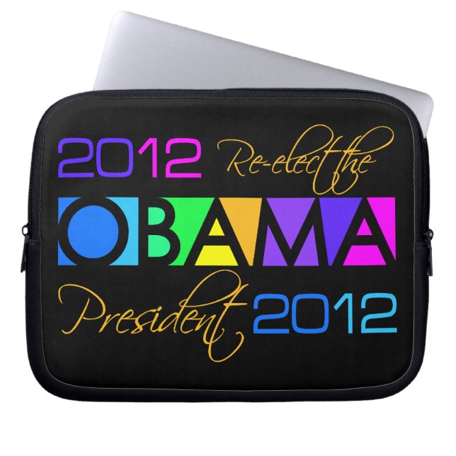 OBAMA 2012 laptop sleeve (Framsidan)