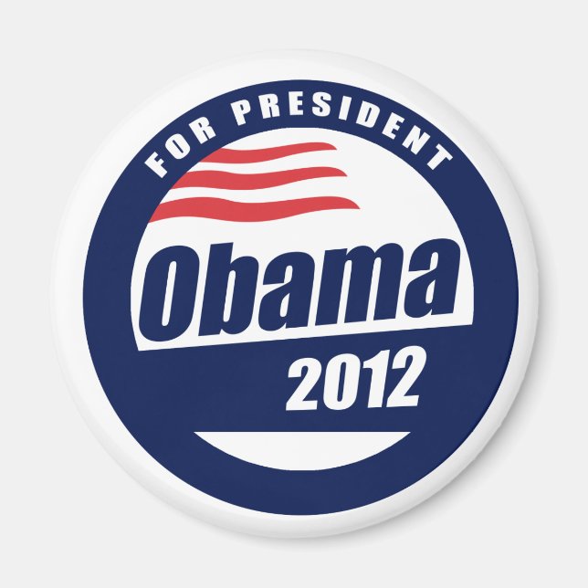 Obama 2012 magnet (Framsidan)