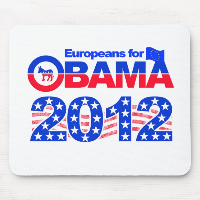 OBAMA 2012 mousserande Musmatta (Framsidan)
