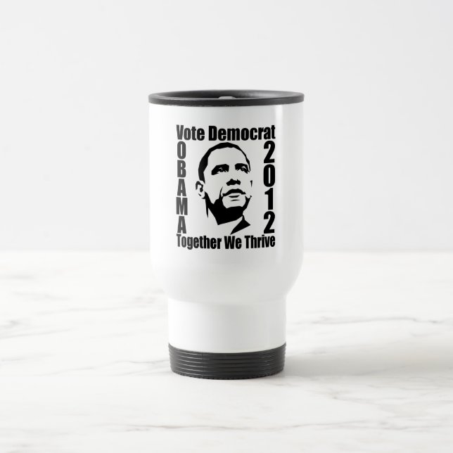 OBAMA 2012 mugg - välj stil & färg (Center)