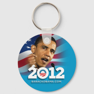 Obama 2012 nyckelring