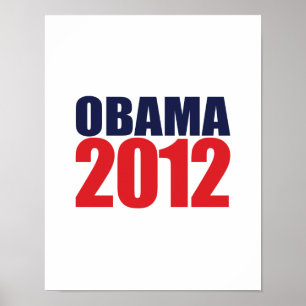 OBAMA 2012 - .png Poster