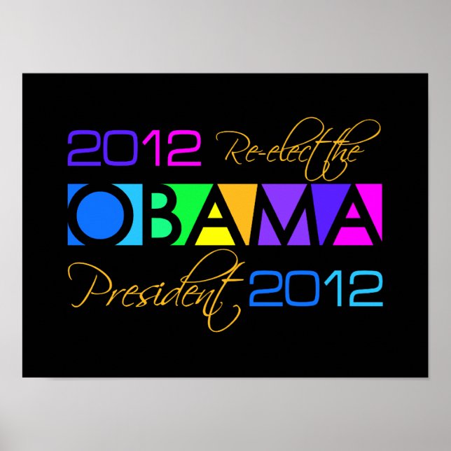 OBAMA 2012 poster (Framsidan)