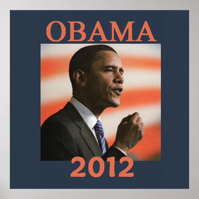 Obama 2012 Poster (Framsidan)