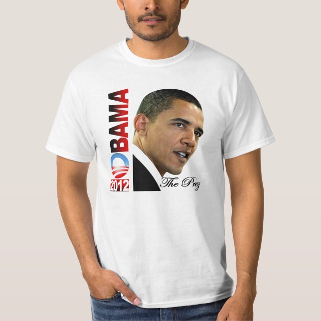 Obama 2012 - Prezen Tee Shirt (Framsida)