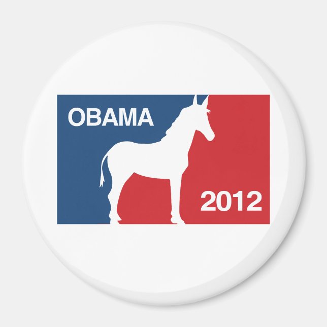 OBAMA 2012 PRO -.png Magnet (Framsidan)